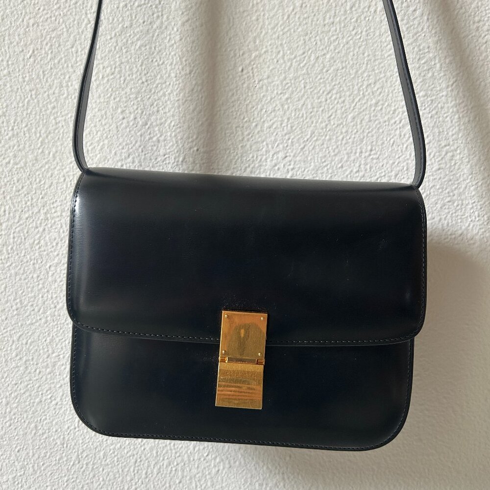 Italian Leather Box Bag